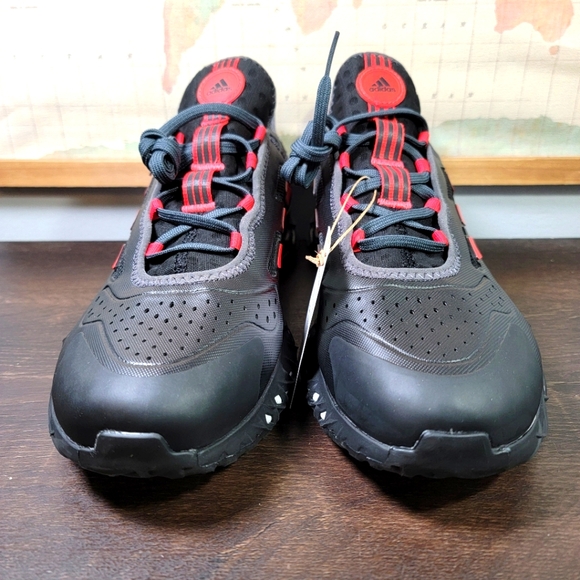 BRAND NEW Adidas Web Boost Core Black Red Carbon Men's Size 11.5 - Picture 3 of 7